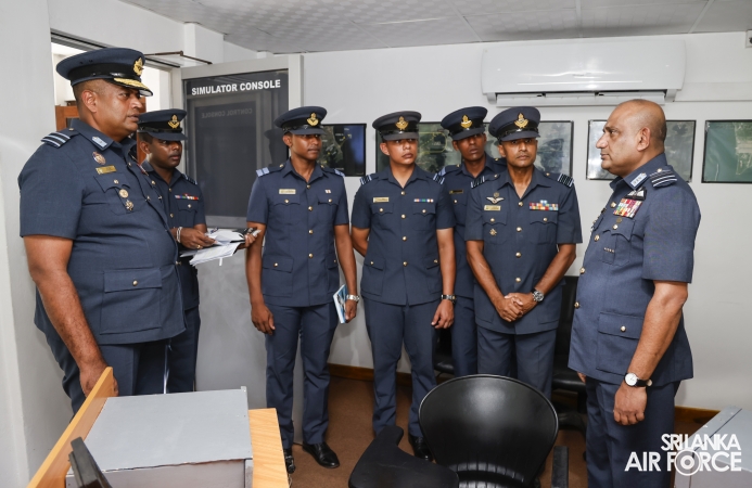 COMMANDER'S INSPECTION OF SLAF ACADEMY CHINA BAY