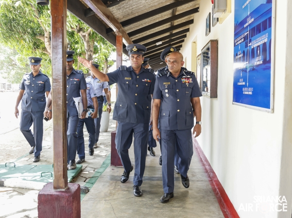 COMMANDER'S INSPECTION OF SLAF ACADEMY CHINA BAY