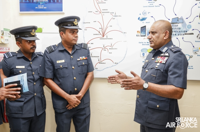 COMMANDER'S INSPECTION OF SLAF ACADEMY CHINA BAY