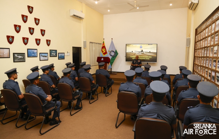 COMMANDER'S INSPECTION OF SLAF ACADEMY CHINA BAY
