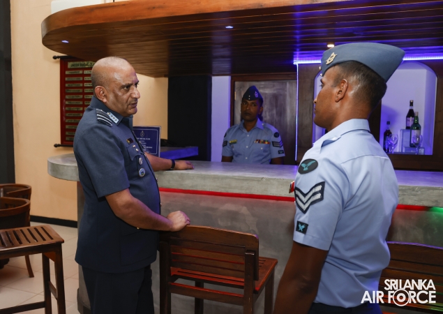 COMMANDER'S INSPECTION OF SLAF ACADEMY CHINA BAY