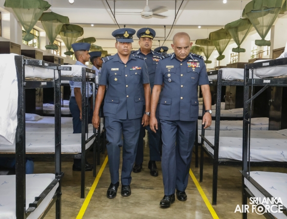 COMMANDER'S INSPECTION OF SLAF ACADEMY CHINA BAY