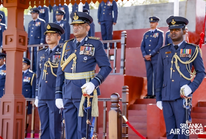 COMMANDER'S INSPECTION OF SLAF ACADEMY CHINA BAY