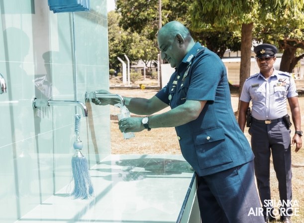 COMMANDER'S INSPECTION OF SLAF ACADEMY CHINA BAY