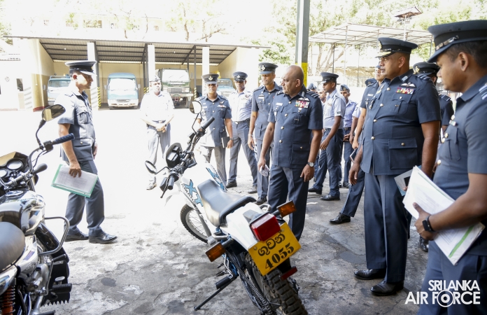 COMMANDER'S INSPECTION OF SLAF ACADEMY CHINA BAY