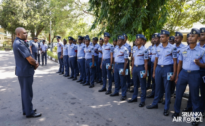 COMMANDER'S INSPECTION OF SLAF ACADEMY CHINA BAY