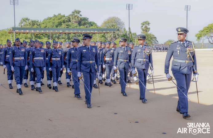 COMMANDER'S INSPECTION OF SLAF ACADEMY CHINA BAY
