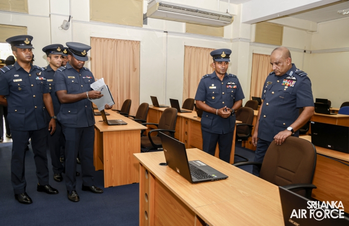 COMMANDER'S INSPECTION OF SLAF ACADEMY CHINA BAY