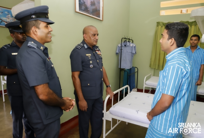 COMMANDER'S INSPECTION OF SLAF ACADEMY CHINA BAY