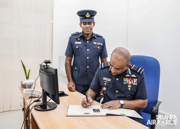 COMMANDER'S INSPECTION OF SLAF ACADEMY CHINA BAY