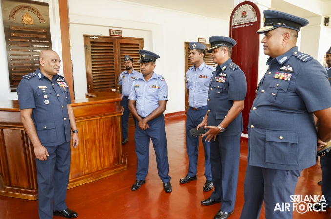 COMMANDER'S INSPECTION OF SLAF ACADEMY CHINA BAY