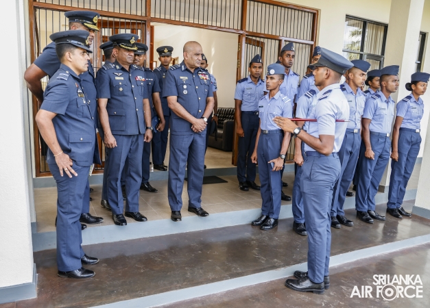 COMMANDER'S INSPECTION OF SLAF ACADEMY CHINA BAY