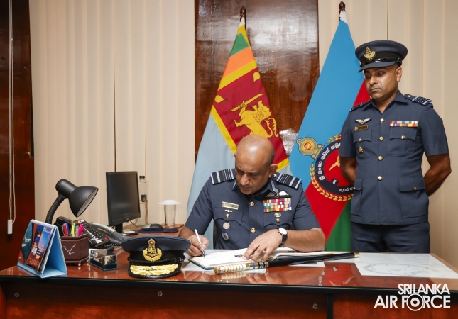 COMMANDER'S INSPECTION OF SLAF ACADEMY CHINA BAY