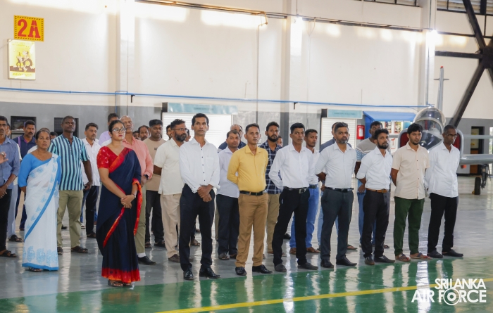 COMMANDER'S INSPECTION OF SLAF ACADEMY CHINA BAY