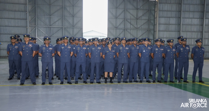 COMMANDER'S INSPECTION OF SLAF ACADEMY CHINA BAY