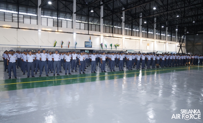 COMMANDER'S INSPECTION OF SLAF ACADEMY CHINA BAY