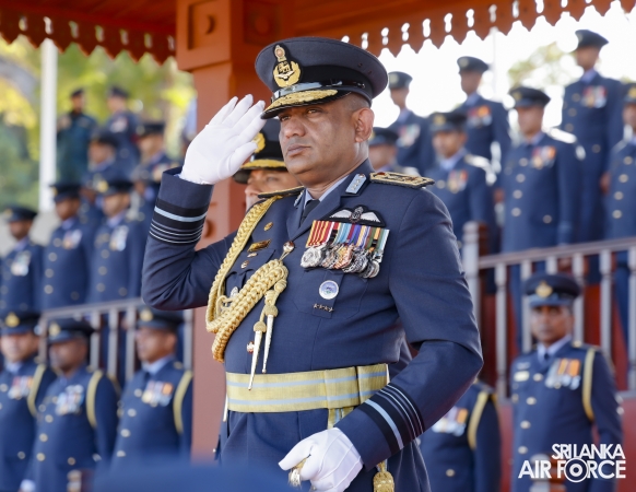 COMMANDER'S INSPECTION OF SLAF ACADEMY CHINA BAY