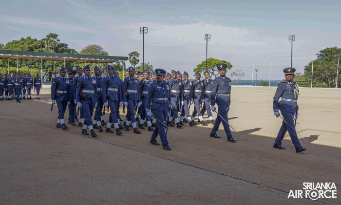 COMMANDER'S INSPECTION OF SLAF ACADEMY CHINA BAY