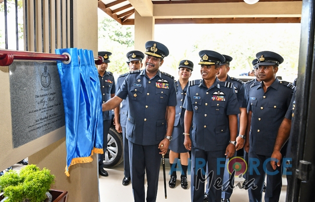 Commander Declares Open New Welfare and Recreational Facilities at SLAF Academy China Bay