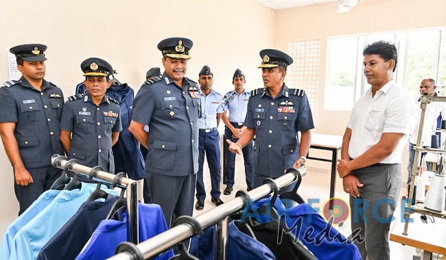 Commander Declares Open New Welfare and Recreational Facilities at SLAF Academy China Bay