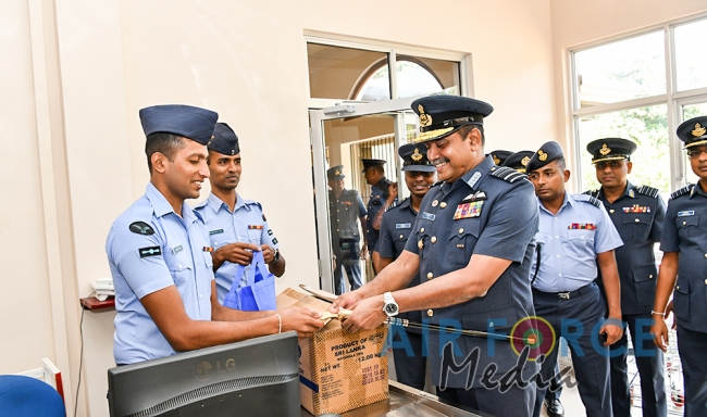 Commander Declares Open New Welfare and Recreational Facilities at SLAF Academy China Bay