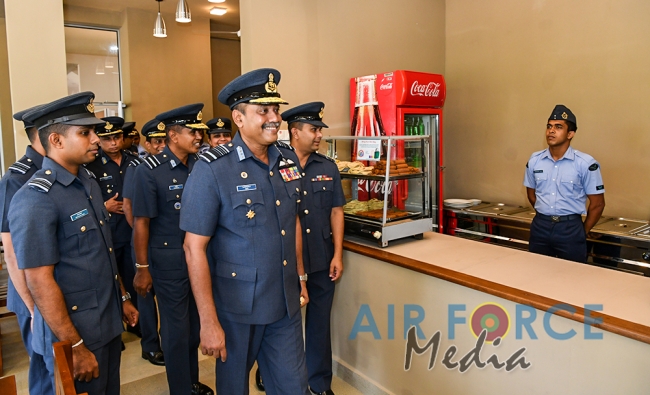 Commander Declares Open New Welfare and Recreational Facilities at SLAF Academy China Bay