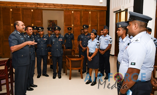 Commander Declares Open New Welfare and Recreational Facilities at SLAF Academy China Bay