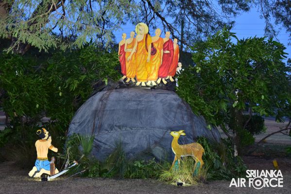 SLAF ACADEMY CHINA BAY CELEBRATES POSON FESTIVAL