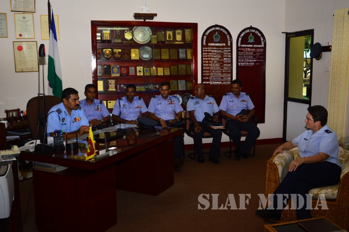 US Air Force Academy Cadets Visit SLAF Academy China bay
