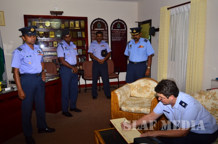 US Air Force
Academy Cadets Visit SLAF Academy China bay