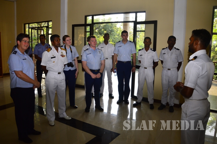 US Air Force Academy Cadets Visit SLAF Academy China bay