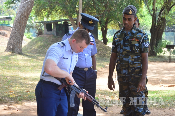 US Air Force
Academy Cadets Visit SLAF Academy China bay