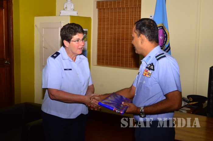 US Air Force Academy Cadets Visit SLAF Academy China bay