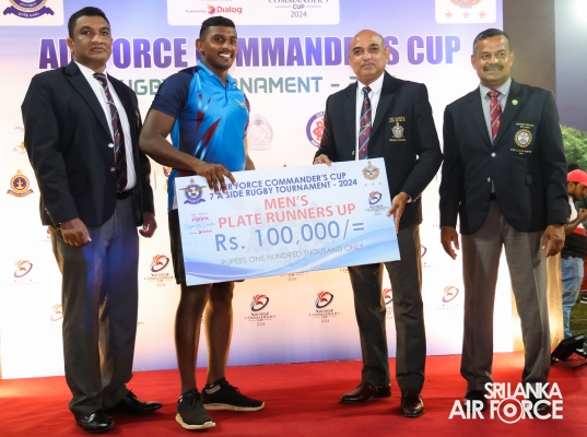 SRI LANKA
SPORTS FIESTA 2024 CONCLUDES WITH THRILLING AIR FORCE COMMANDER’S CUP
RUGBY TOURNAMENT
