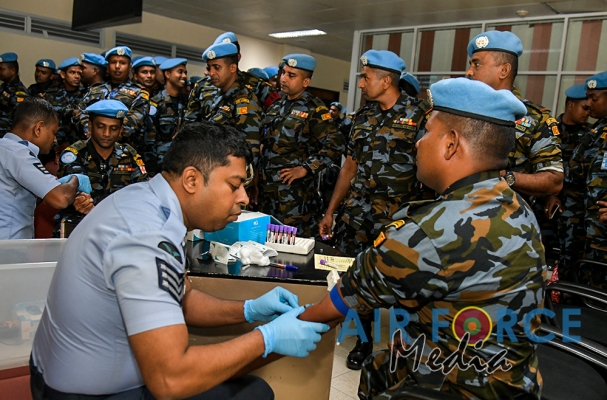 Fourth SLAF Aviation Contingent in the Central African Republic Return Home