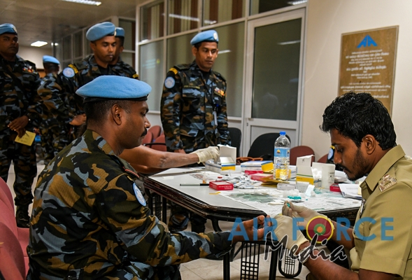 Fourth SLAF Aviation Contingent in the Central African Republic Return Home