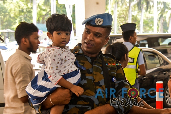 Fourth SLAF Aviation Contingent in the Central African Republic Return Home
