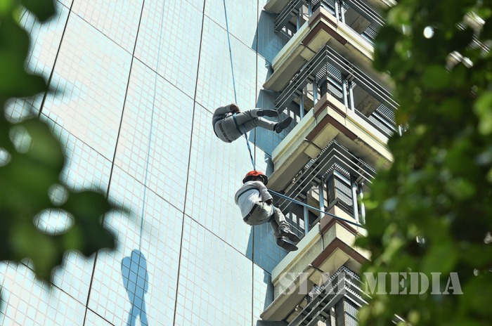 SLAF Assists to Conduct Fire Drill at Central Bank
