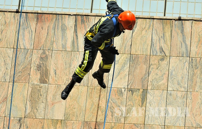 SLAF Assists to Conduct Fire Drill at Central Bank