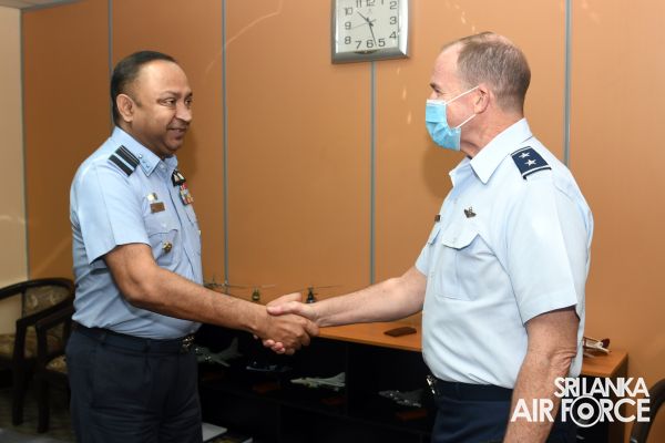 UNITED STATES DEFENCE ENVOYS VISIT AIR FORCE HEADQUARTERS