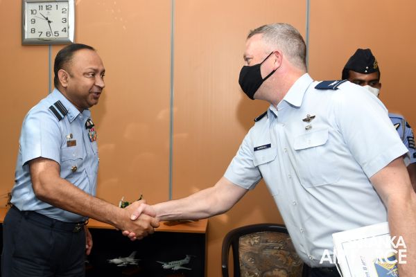 UNITED STATES DEFENCE ENVOYS VISIT AIR FORCE HEADQUARTERS