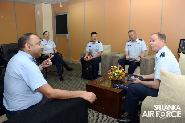 UNITED STATES DEFENCE ENVOYS VISIT AIR FORCE HEADQUARTERS