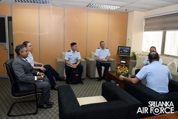 UNITED STATES DEFENCE ENVOYS VISIT AIR FORCE HEADQUARTERS