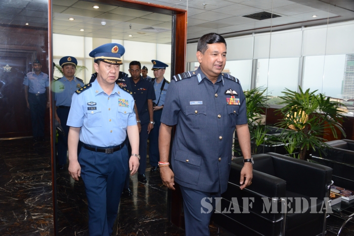 Chinese Air Force Delegation visit SLAF Headquarters