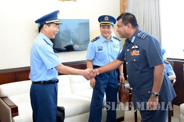 Chinese Air Force Delegation visit SLAF Headquarters
