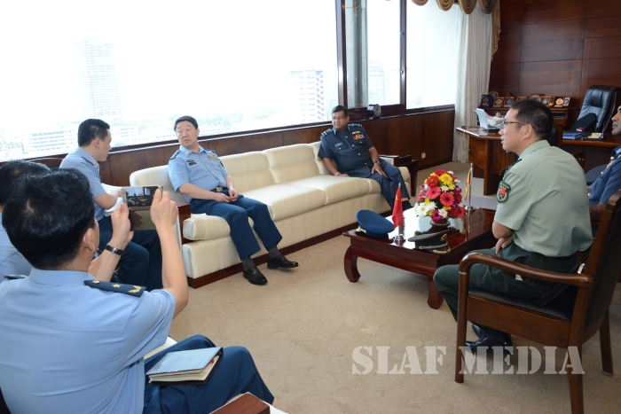 Chinese Air Force Delegation visit SLAF Headquarters