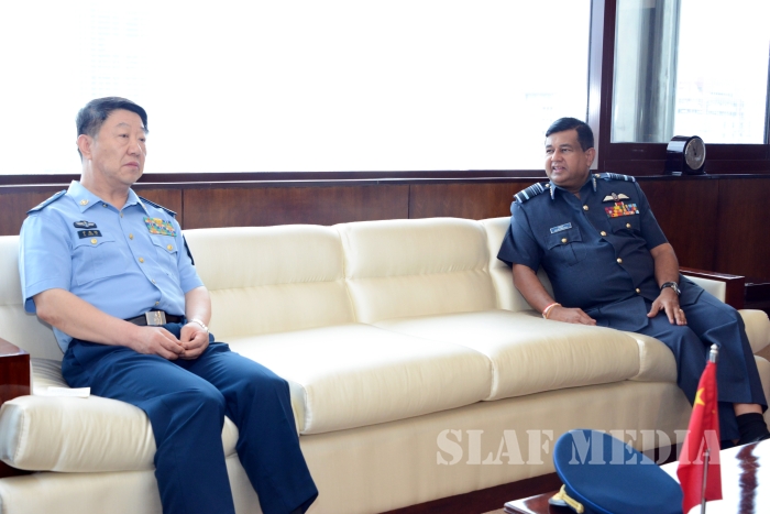 Chinese Air Force Delegation visit SLAF Headquarters