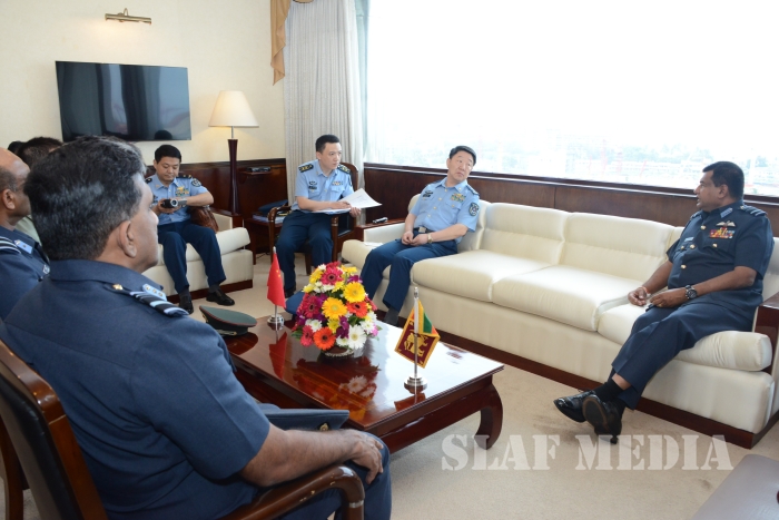 Chinese Air Force Delegation visit SLAF Headquarters