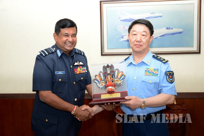 Chinese Air Force Delegation visit SLAF Headquarters