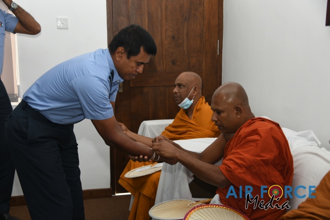 CHANGE OF COMMAND AT AIR FORCE BASE KATUNAYAKE